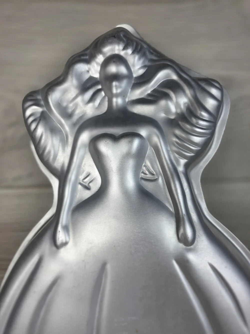 Vintage 1992 Wilton Barbie Cake Pan Evening Gown Mattel Jello Mold SU1
